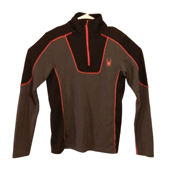 Spyder U.S. Ski Team track suit mens S small black red 2 piece #38198026 - Picture 2 of 16